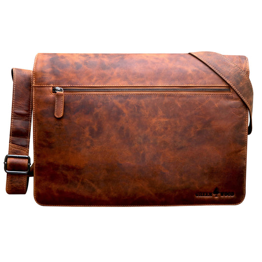 Messenger/laptop bag camel