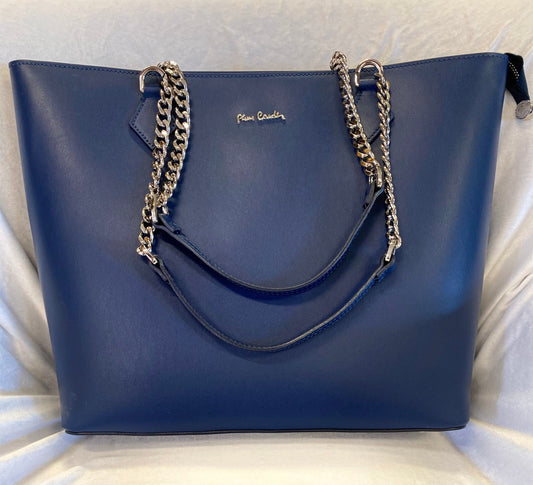 Väska Tote handbag med kedje/läderhandtag