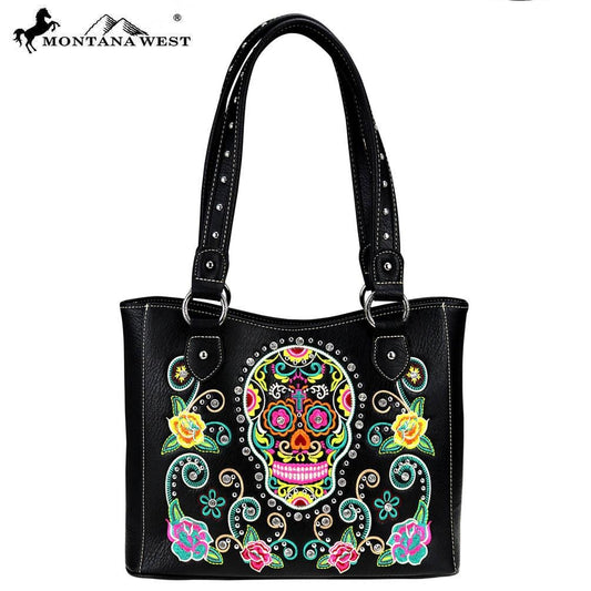 Tote Handbag Montana Sugar skull
