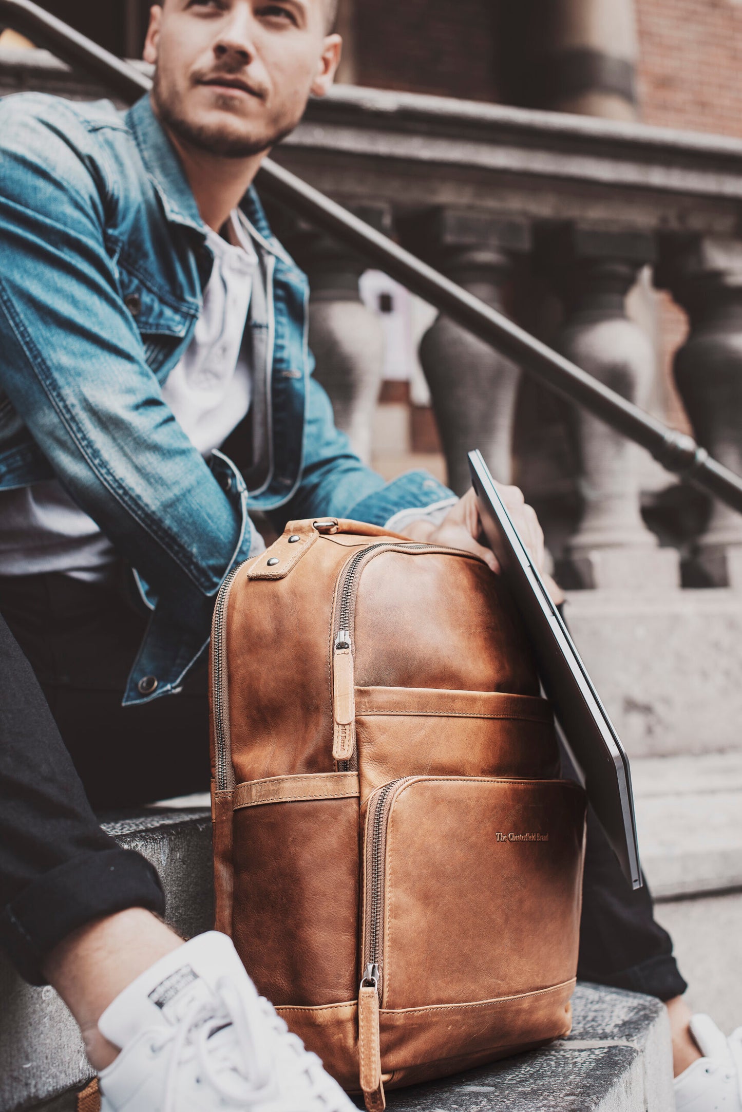 Backpack "Austin" cognac