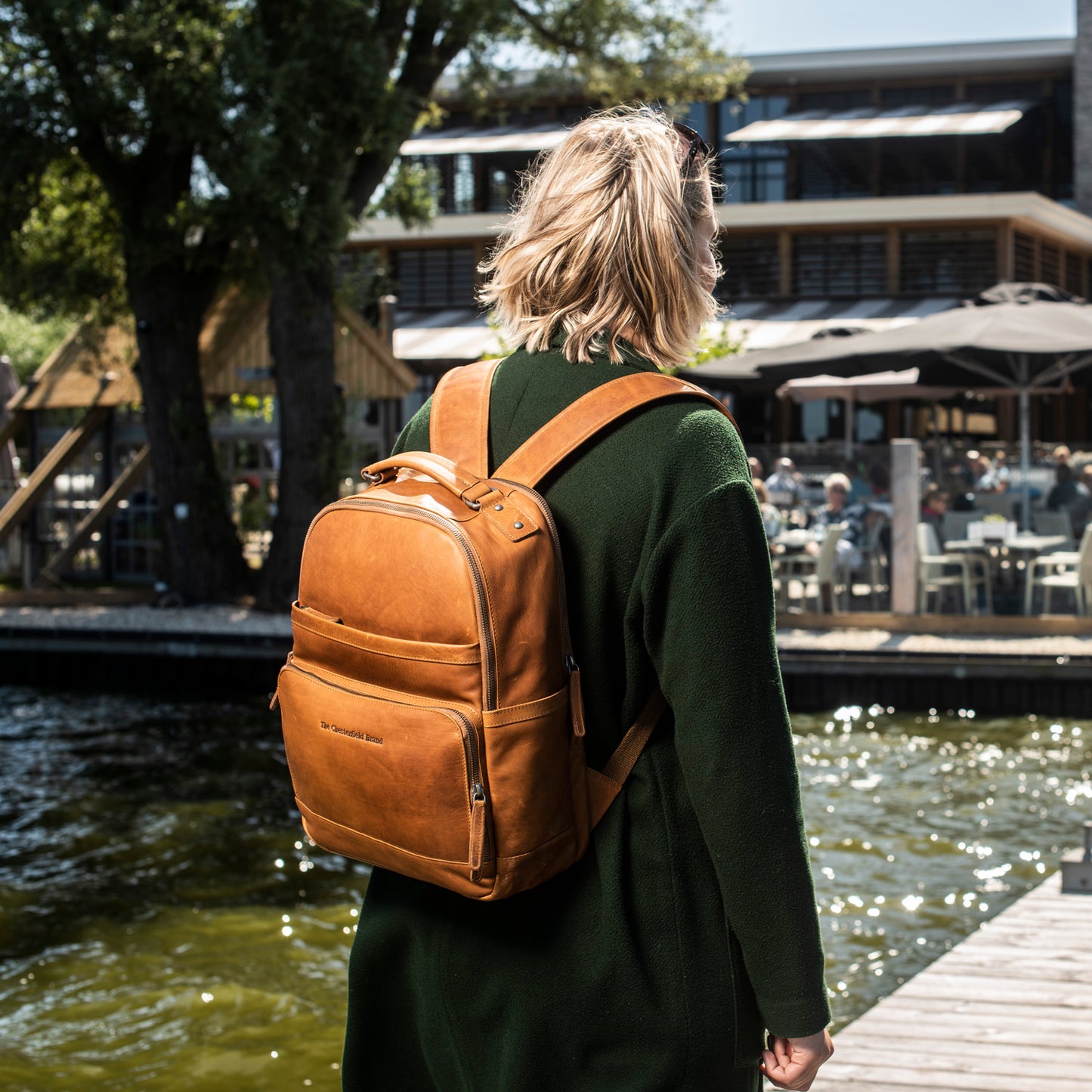 Backpack "Austin" cognac