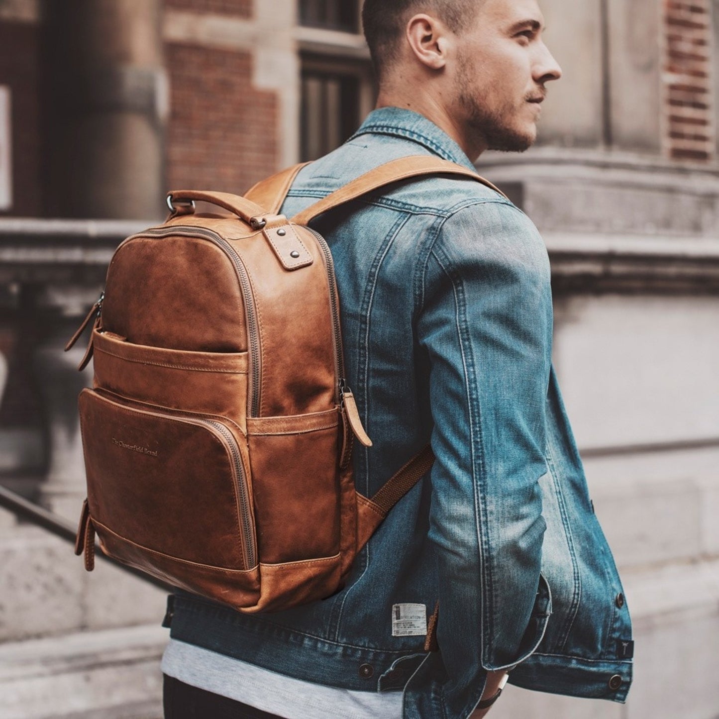 Backpack "Austin" cognac