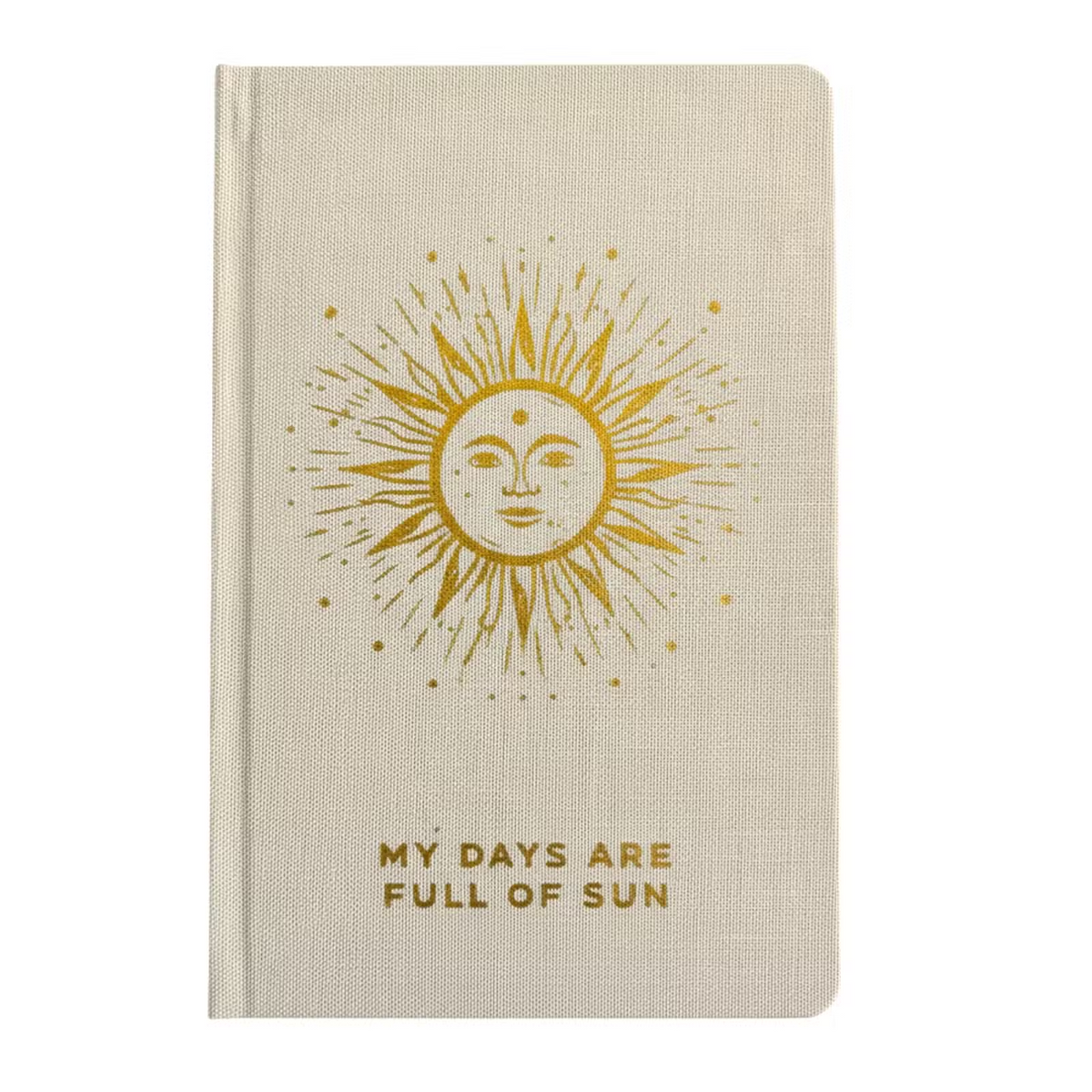 Tacksamhetsdagbok - 120 sidor - My Days are Full of Sun - Guldkant