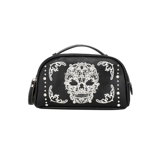 Sugar skull necessär black/white