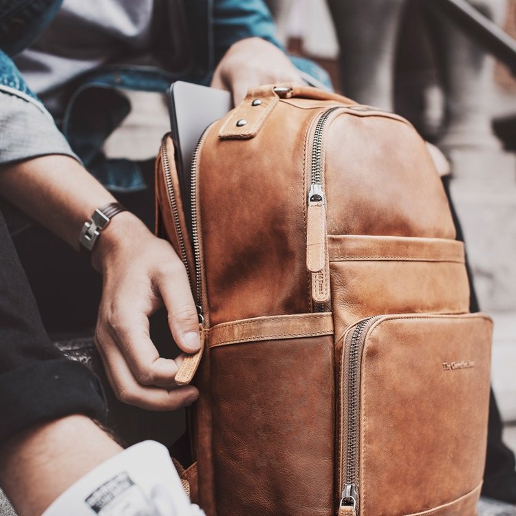 Backpack "Austin" cognac