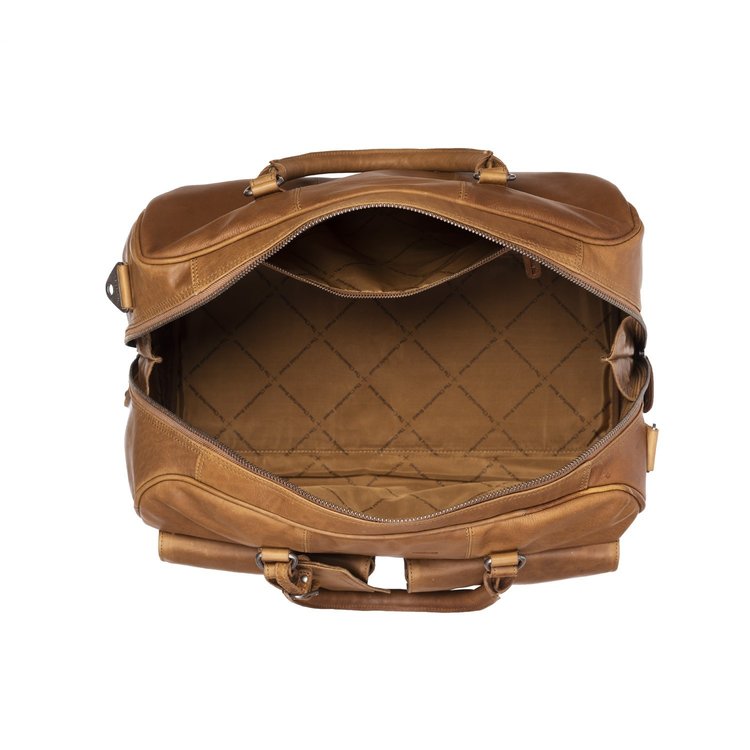 Travel bag "Wesley" cognac