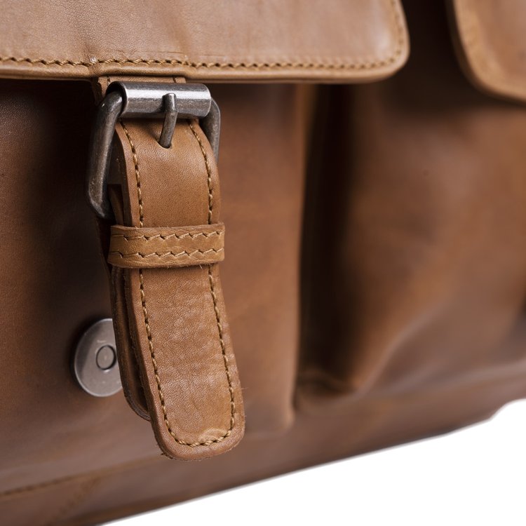 Travel bag "Wesley" cognac